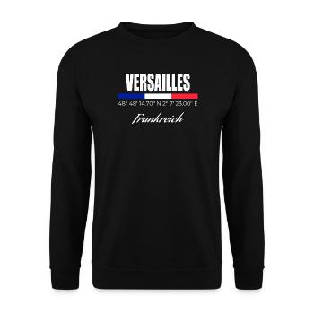 Versailles - Unisex Pullover - Schwarz - Vorne - Alina (178cm) & Michal (187cm)