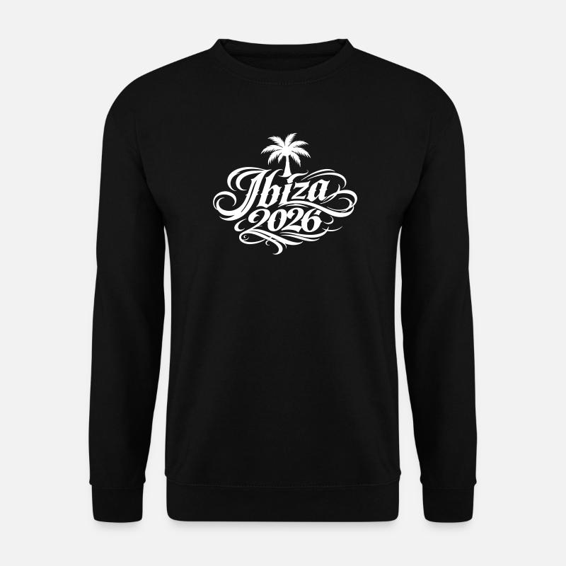 Ibiza 2026 Palm Tree - Unisex Sweatshirt - black