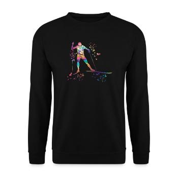 Ski de fond Ski de fond - Sweat-shirt Unisexe - noir - Devant - Alina (178cm) & Michal (187cm)