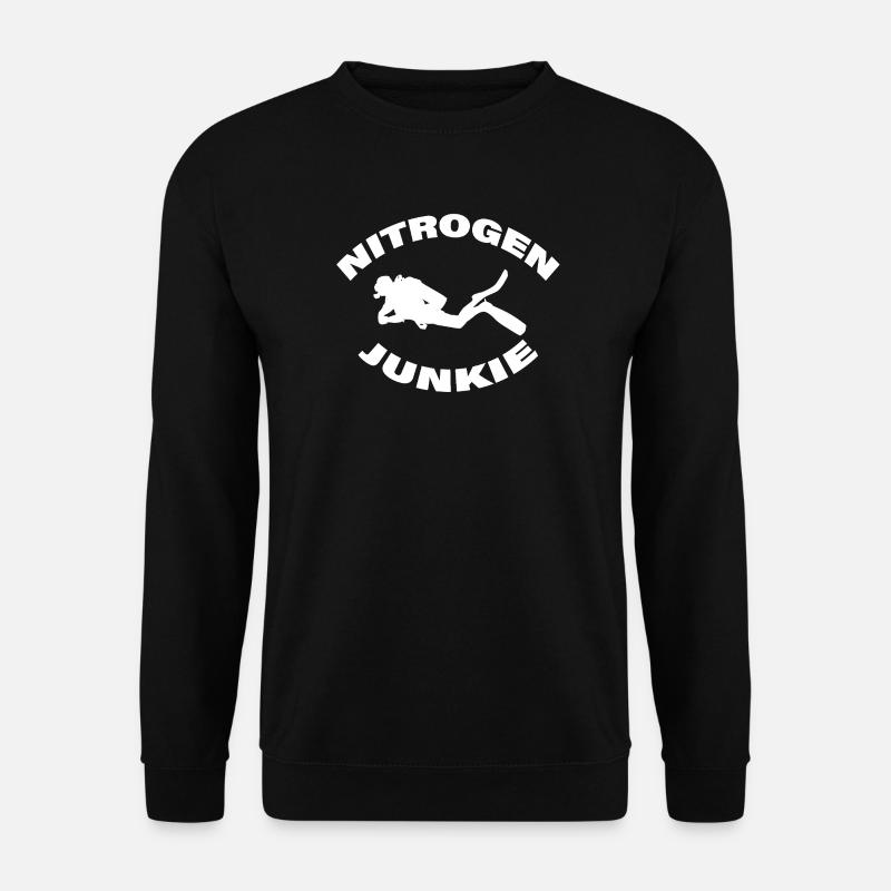 NITROGEN JUNKIE - Unisex Pullover - Schwarz