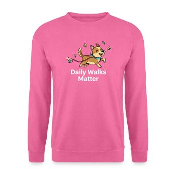 Nombre des promenades quotidiennes - Sweat-shirt Unisexe - rose - Devant