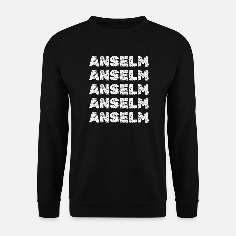 Gift for Anselm - Unisex Sweatshirt - black