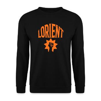 Lorient - Unisex Pullover - Schwarz - Vorne - Alina (178cm) & Michal (187cm)