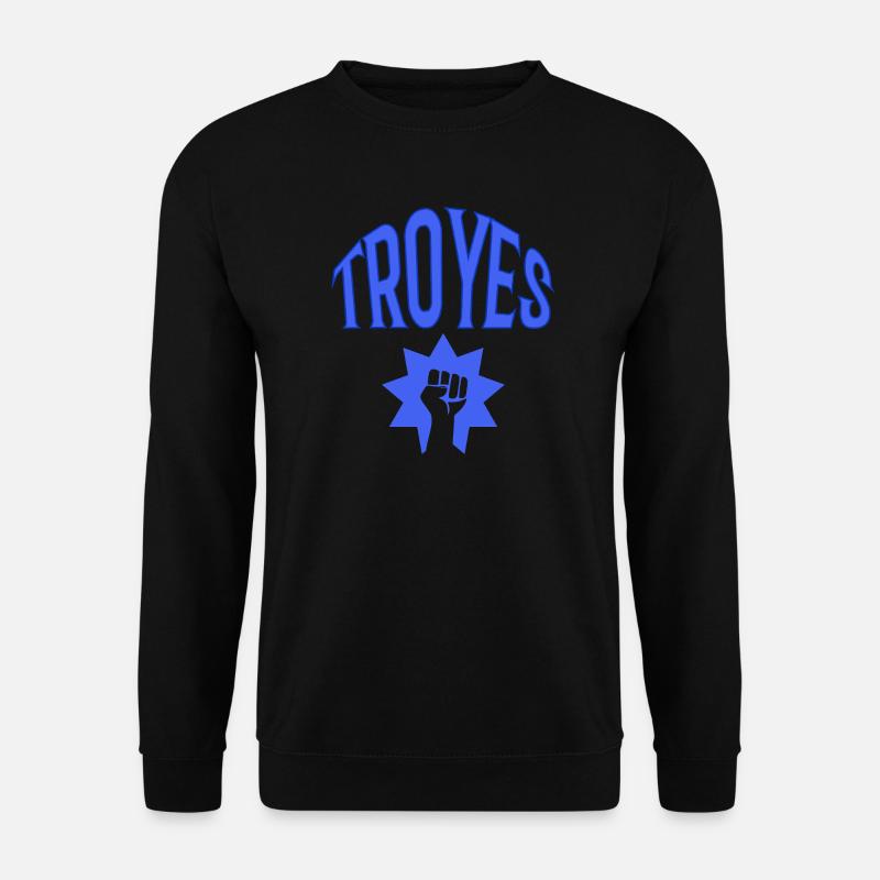 Troyes - Unisex Pullover - Schwarz
