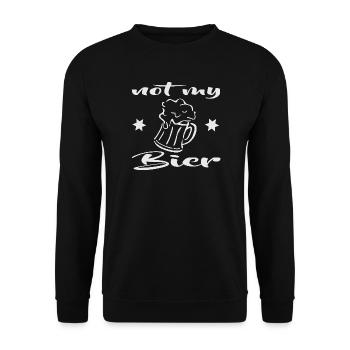 Dicton de la bière - Sweat-shirt Unisexe - noir - Devant - Alina (178cm) & Michal (187cm)