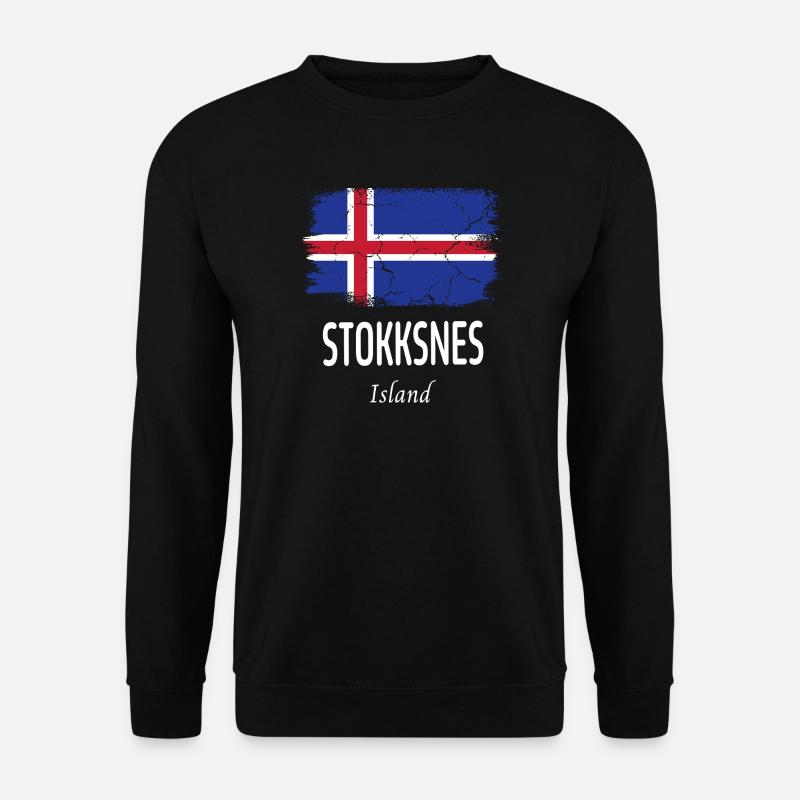 Stokksnes - Unisex Pullover - Schwarz