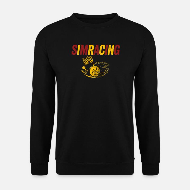SimRacing Heatwave Emblem - Unisex Sweatshirt - black