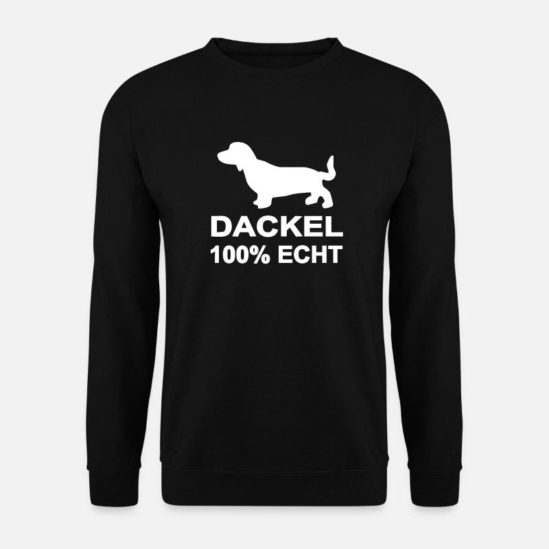 Dackel - Unisex Pullover - Schwarz