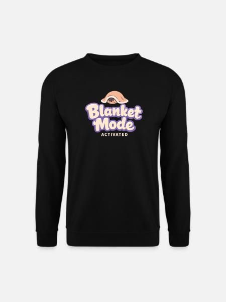 Anime-hausmensch Cuddly Weeb - Unisex Sweatshirt - black