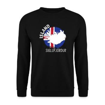 Siglufjördur - Sweat-shirt Unisexe - noir - Devant - Alina (178cm) & Michal (187cm)