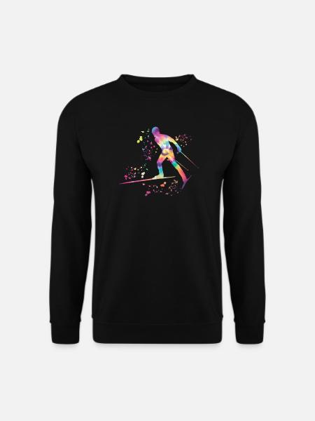 Ski de fond Ski de fond - Sweat-shirt Unisexe - noir