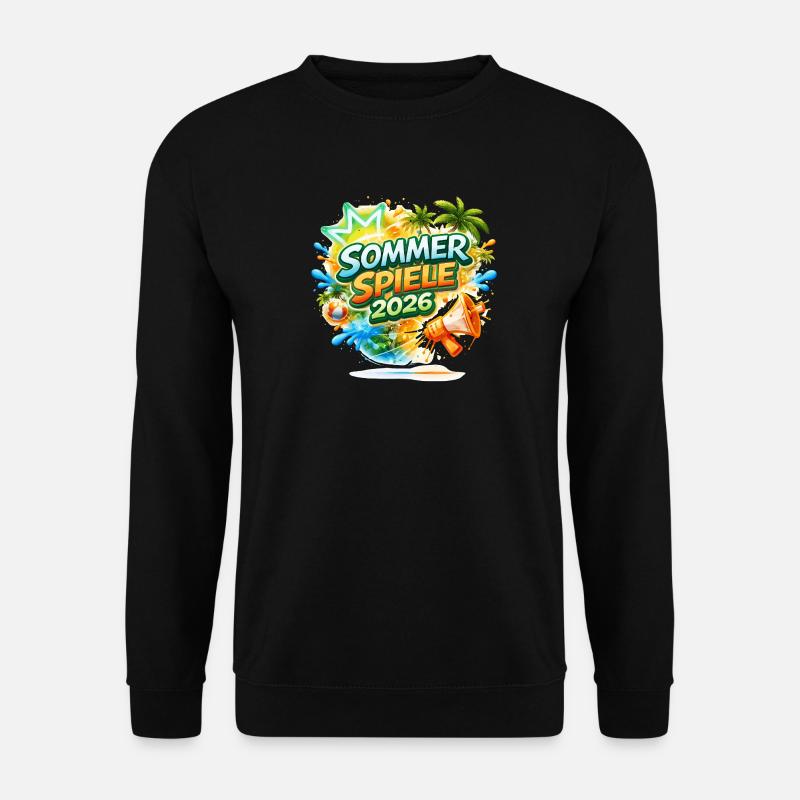 Sommer Spiele 2026 Tropen-Logo - Unisex Pullover - Schwarz