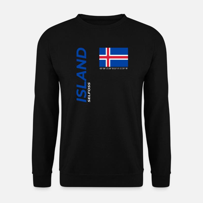 Selfoss - Unisex Pullover - Schwarz