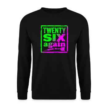 Maillot ou coupe de fléchettes 26 points manqué - Sweat-shirt Unisexe - noir - Devant - Alina (178cm) & Michal (187cm)