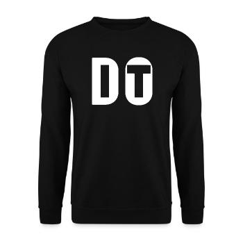 Do It Dont Quit - Unisex Pullover - Schwarz - Vorne - Alina (178cm) & Michal (187cm)