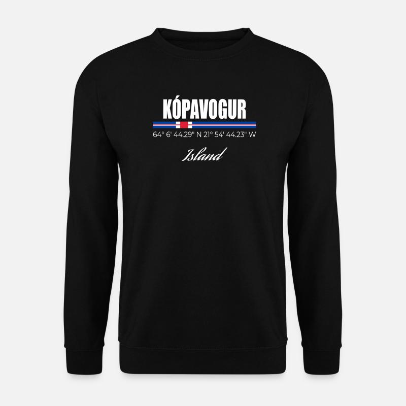 Kópavogur - Unisex Sweatshirt - black