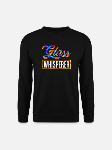 Buntglas-kunst Buntglas-künstler - Unisex Pullover - Schwarz