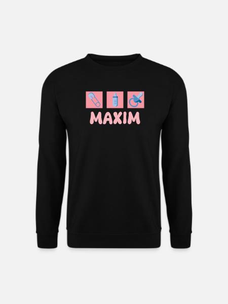 Geschenk für Maxim - Unisex Pullover - Schwarz