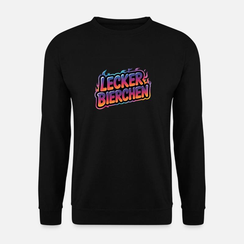 Lecker Bierchen - Funny Alcohol T-Shirt - Unisex Sweatshirt - black