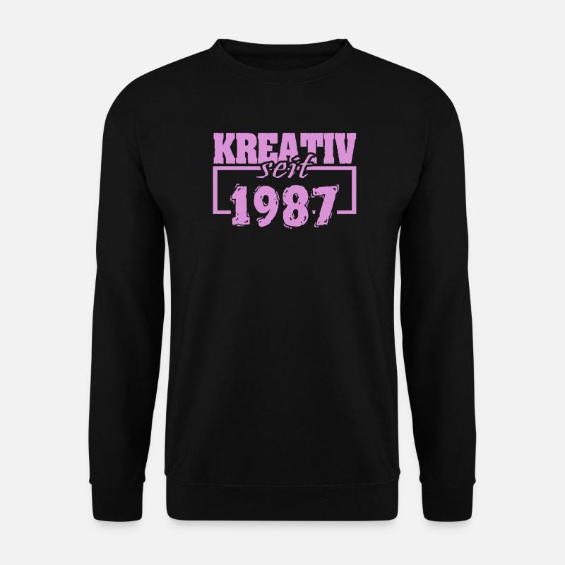 Kreativ 1987 - Unisex Pullover - Schwarz