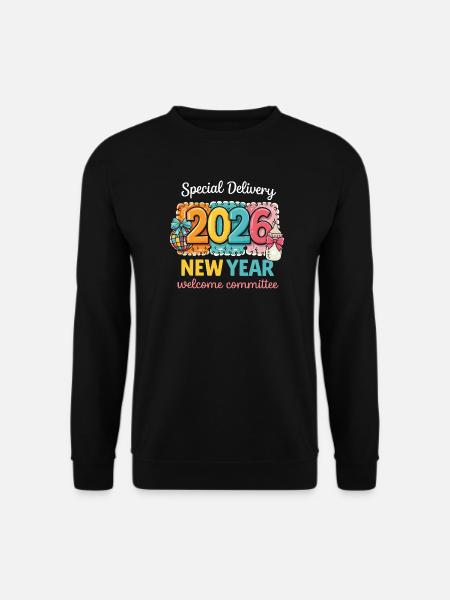 New Year 2026 Special Delivery - Unisex Sweatshirt - black