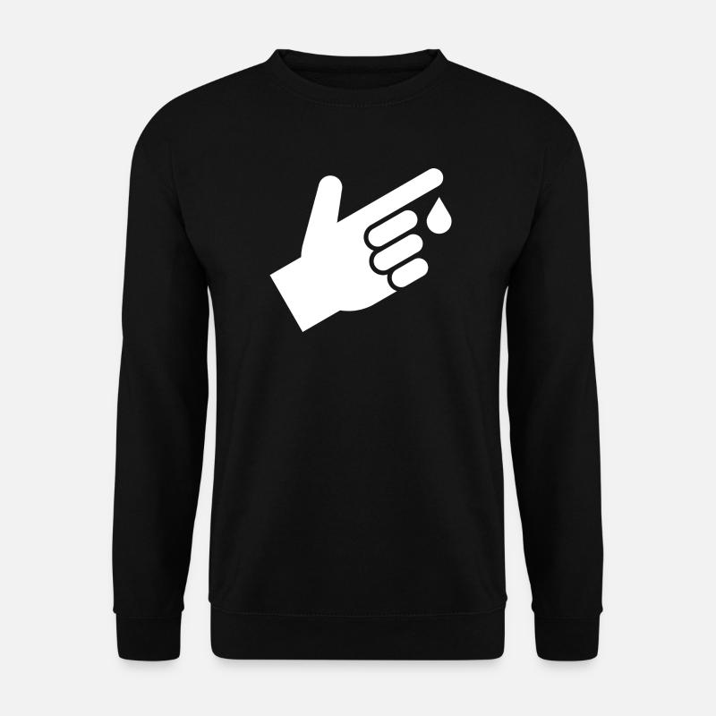 Bluttest, Bluttropfen - Unisex Pullover - Schwarz