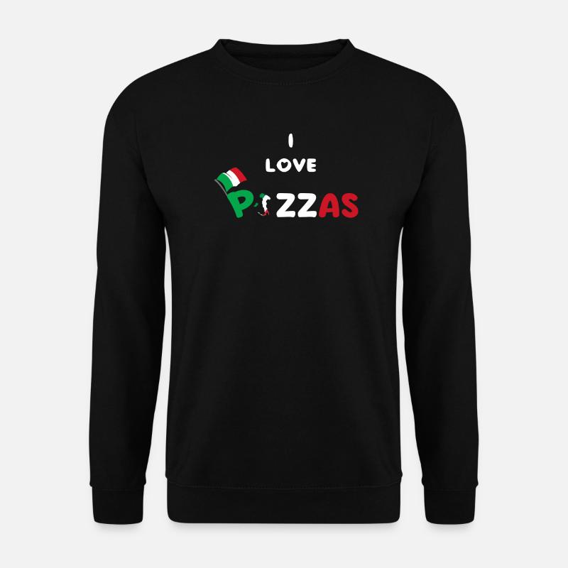 Pizza-Humor-Geschenk Pazzaiolo - Unisex Pullover - Schwarz