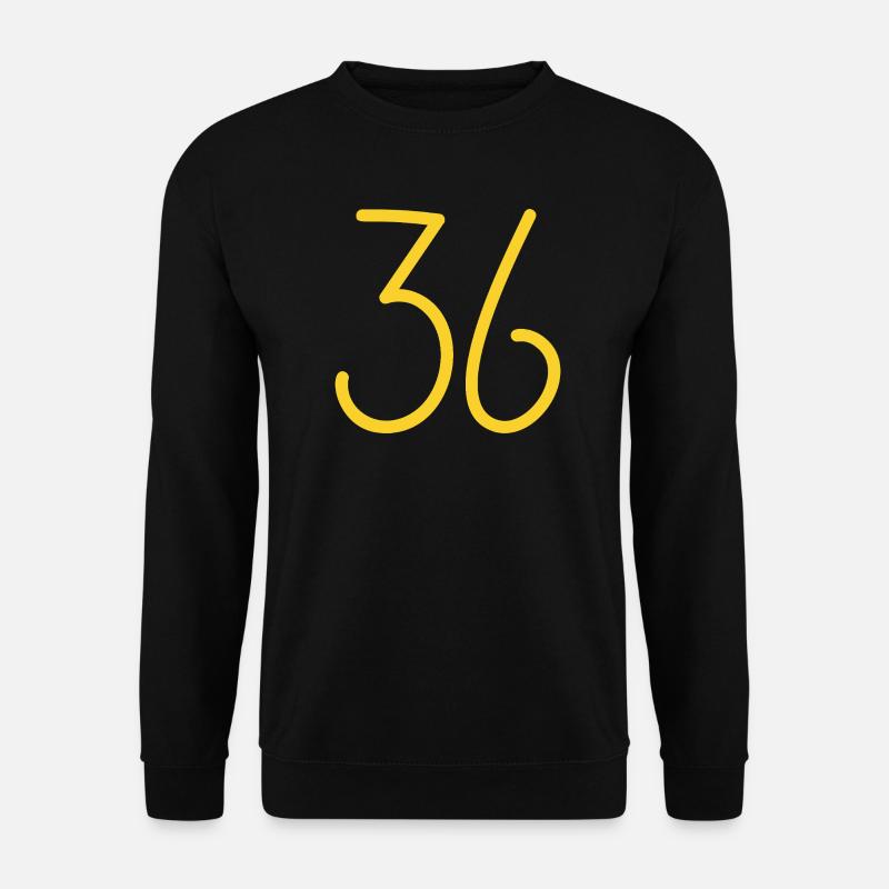 36 - Unisex Pullover - Schwarz