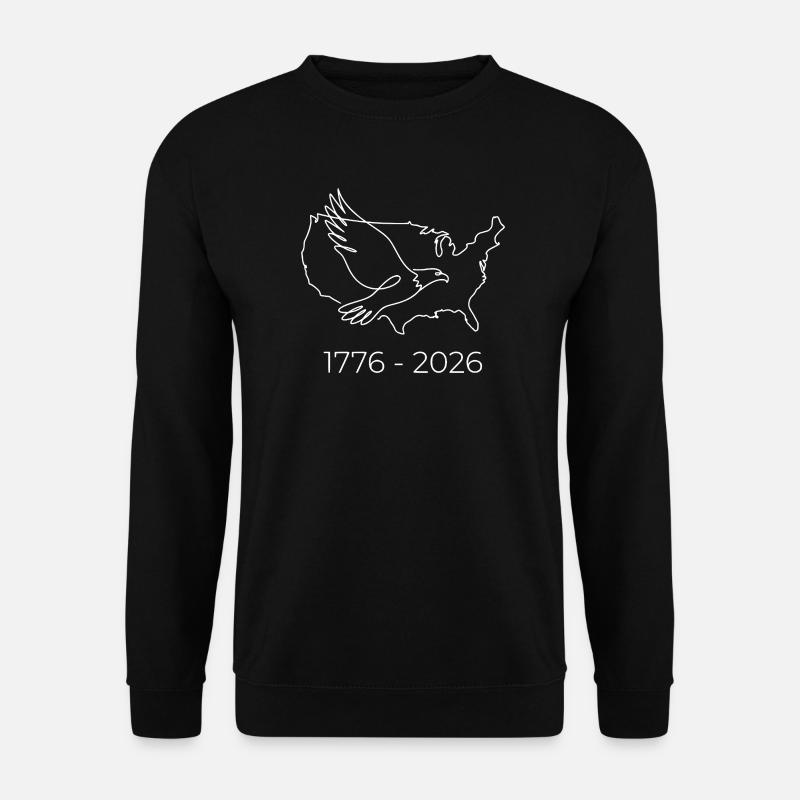  1776-2026 USA Semiquincentennial 250th - Unisex Pullover - Schwarz