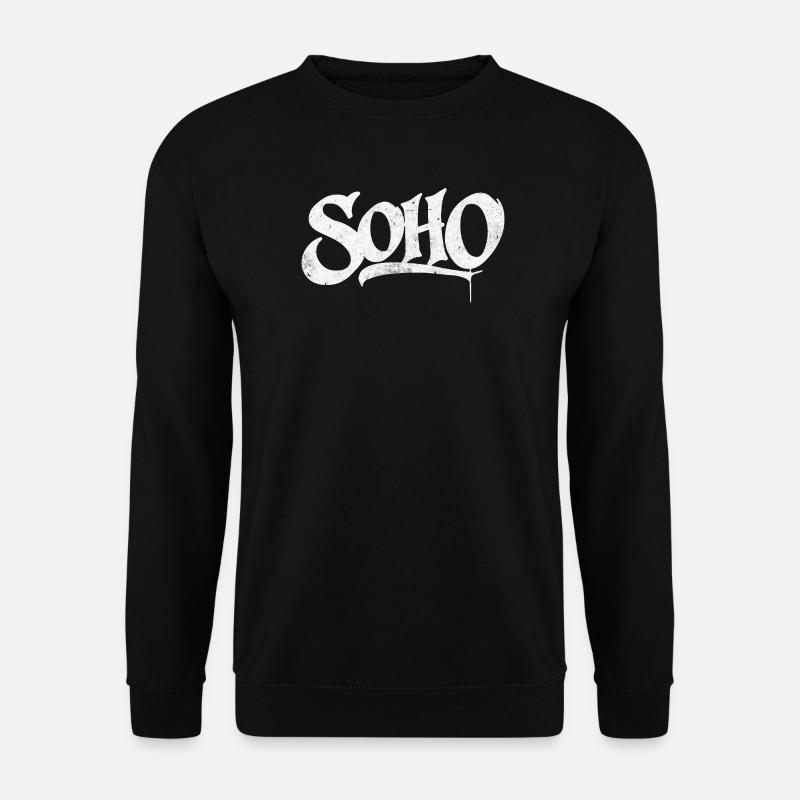 Conception de t-shirts graffiti Soho - Sweat-shirt Unisexe - noir