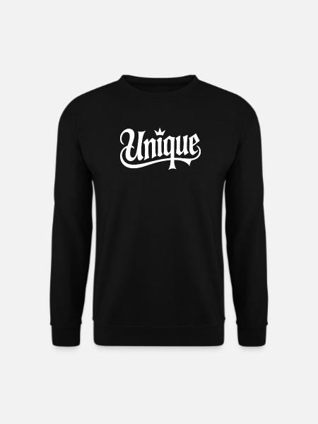 unique unique unique self-worth unique - Unisex Sweatshirt - black