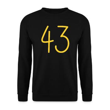 43 - Sweat-shirt Unisexe - noir - Devant - Alina (178cm) & Michal (187cm)