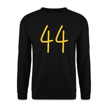 44 - Unisex Sweatshirt - black - Front - Alina (178cm) & Michal (187cm)