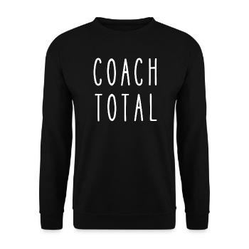 Total Coach - Unisex Pullover - Schwarz - Vorne - Alina (178cm) & Michal (187cm)