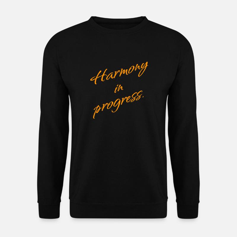 Harmony in Progress – Balance & Mindset - Unisex Sweatshirt - black