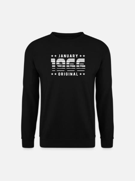 January 1966 Original Retrodesign | Birthday - Unisex Sweatshirt - black