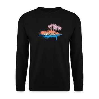 Holidays Incekum - Unisex Sweatshirt - black - Front - Alina (178cm) & Michal (187cm)