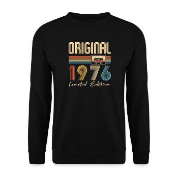 50e anniversaire 50e anniversaire Original 1976 - Sweat-shirt Unisexe - noir - Devant - Alina (178cm) & Michal (187cm)