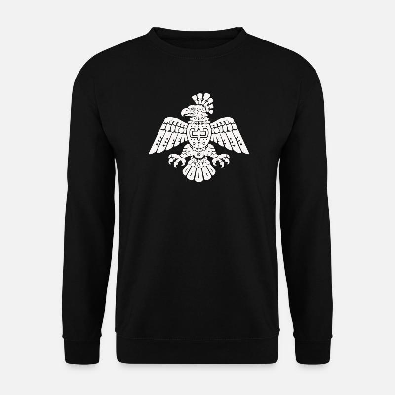Aztekischer Adler Totem Muster - Unisex Pullover - Schwarz