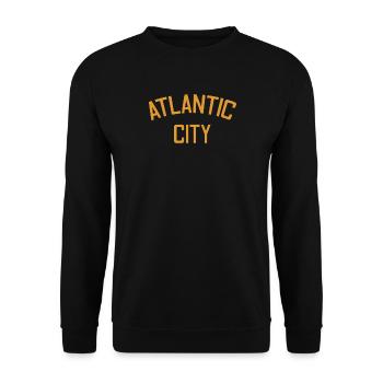 Atlantic City - Fondé en 1854 - New Jersey - États-Unis - Sweat-shirt Unisexe - noir - Devant - Alina (178cm) & Michal (187cm)