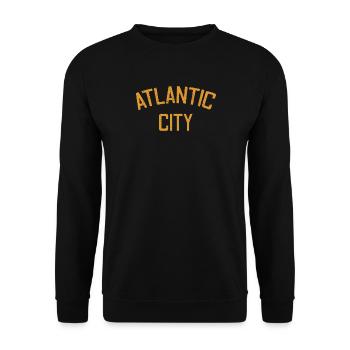 Atlantic City - Fondé en 1854 - New Jersey - États-Unis - Sweat-shirt Unisexe - noir - Devant - Alina (178cm) & Michal (187cm)