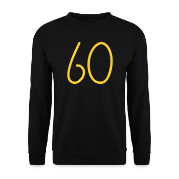 60 - Unisex Sweatshirt - black - Front - Alina (178cm) & Michal (187cm)