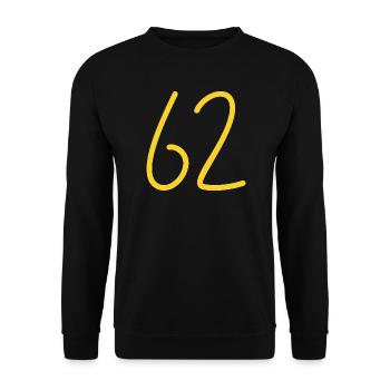 62 - Unisex Pullover - Schwarz - Vorne - Alina (178cm) & Michal (187cm)