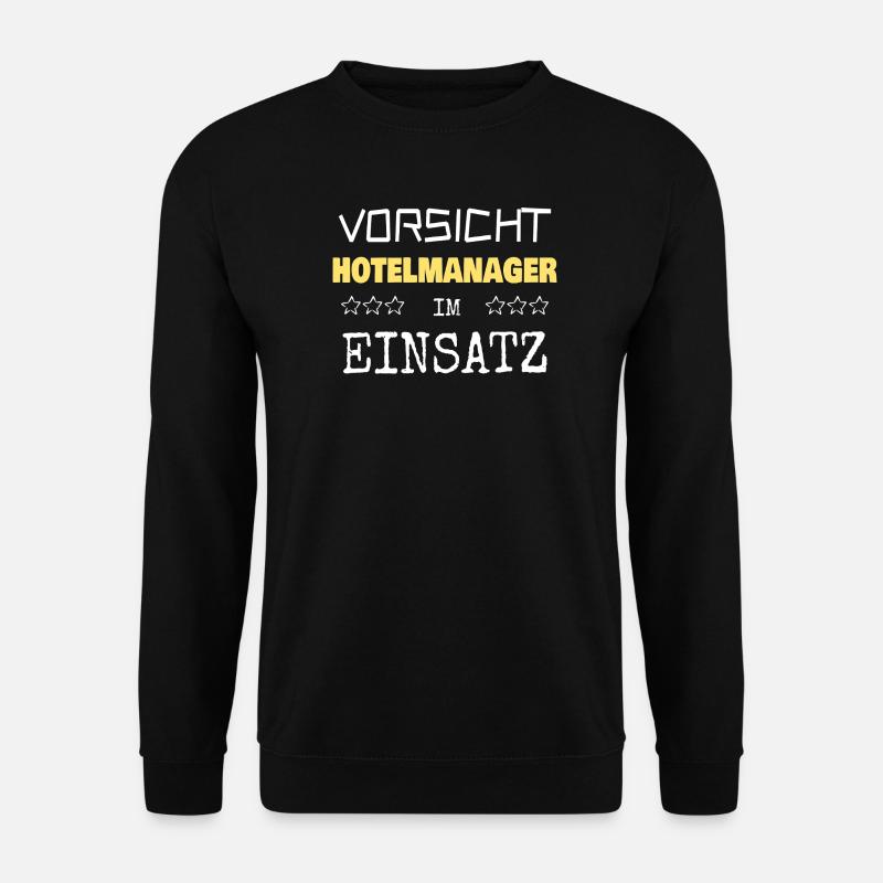 Berufung Hotelmanager - Unisex Pullover - Schwarz