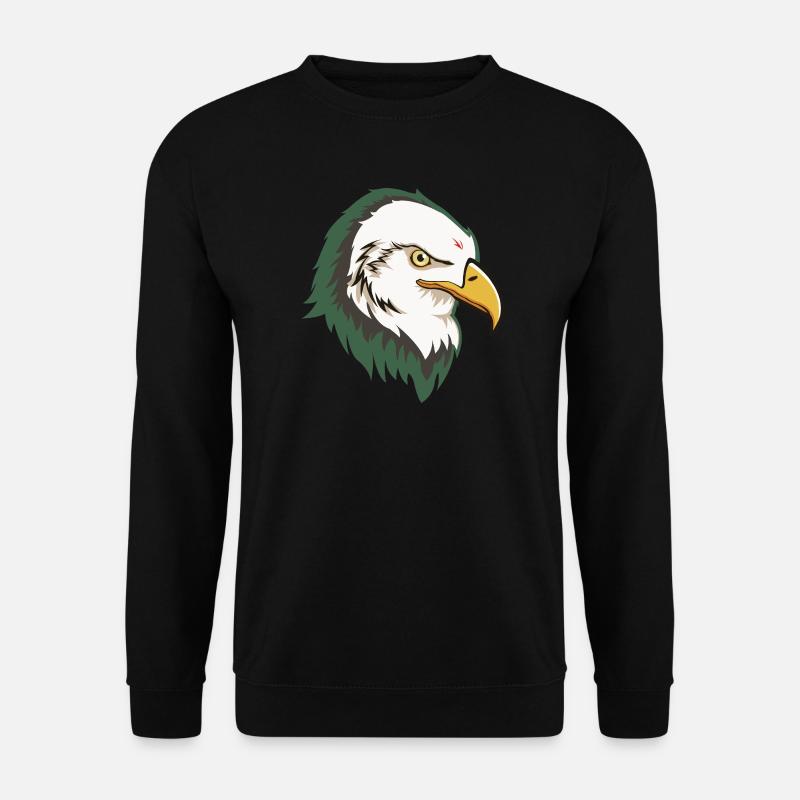 Eagle Head - Unisex Pullover - Schwarz