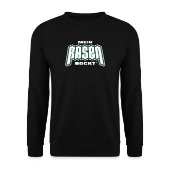 Ma pelouse est géniale - Sweat-shirt Unisexe - noir - Devant - Alina (178cm) & Michal (187cm)