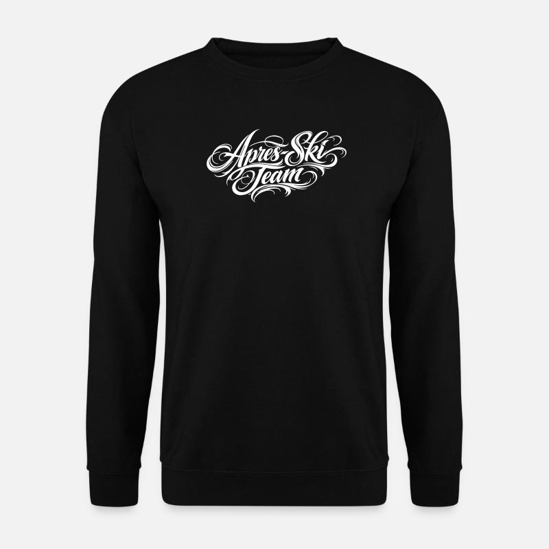 Apres Ski Team Schriftzug - Unisex Pullover - Schwarz
