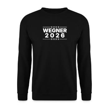 Wegner 2026 - Unisex Pullover - Schwarz - Vorne - Alina (178cm) & Michal (187cm)