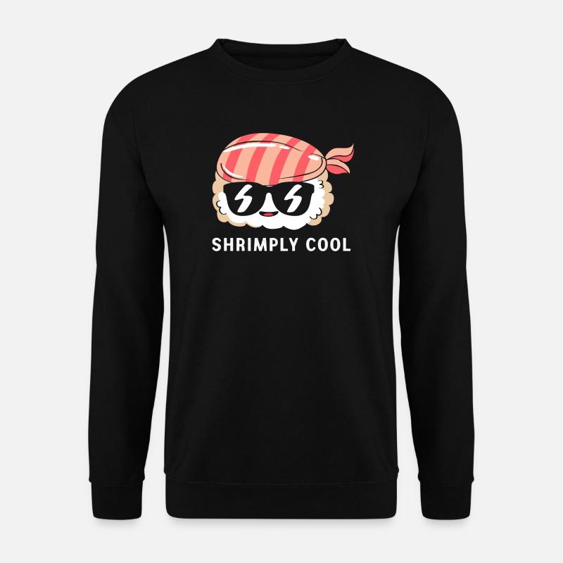 shrimp - Unisex Sweatshirt - black