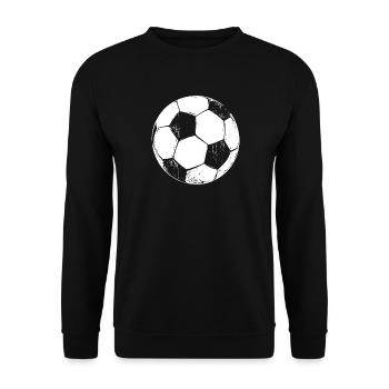 Soccer Soccer Soccer Players - Unisex Sweatshirt - black - Front - Alina (178cm) & Michal (187cm)